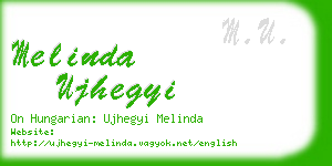 melinda ujhegyi business card